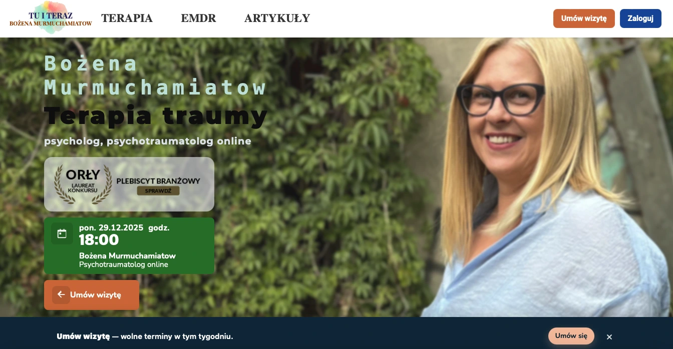 Podgląd strony (mobile static)